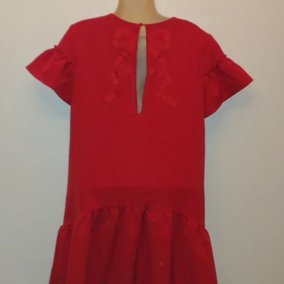 Mayoral girls red dress. - Picture 5 of 5